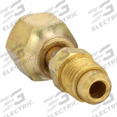 JB INDUSTRIES Coupler with Depressor: 1/4 in Female SAE, 1/4 in Male SAE - Couplers with Depressor for Access Valves