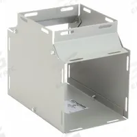 WIEGMANN Wireway Tee: 6 in Wd, 6 in Ht, 16 ga Gauge, 1, Screw-On Cover, Steel, Powder Coated (MPN T0606). Key specifications — Brand: WIEGMANN; Cover Location: Top or Bottom; Finish: Powder Coated; Overall Length: 11 in; Cover Locking Style: Screw Clamps; Cover Type: Hinged/Screw-On; With/Without Knockouts - Broad: No; Cover Type - Broad: Screw-On Cover.