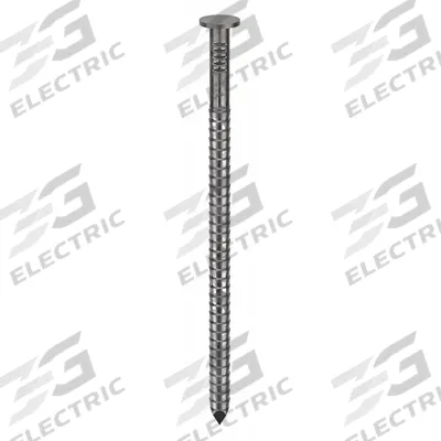 SENCO Siding Nails,2" L,Galvanized,PK3600: Siding Nails, Flat, Ring, 2 in Overall Lg - Collated Siding Nails
