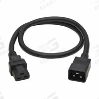 EATON TRIPP LITE Power Cord: 3 ft Lg, 3/12, Non-NEMA Plug, C20 Plug, Non-NEMA Receptacle, SJT, PVC (MPN P035-003). Key specifications — Brand: EATON TRIPP LITE; Jacket Material: PVC.