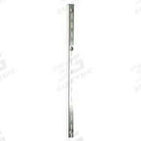 ECONOCO Single Slotted Standard: Single, 1 in Slot Spacing, 1/2 in Slot Lg, Zinc-Plated, 14 ga Gauge (MPN SS12/96). Key specifications — Product Type: Slotted Standard; Color: Silver; For Display Type: Surface Mount Slotted Standards; Material: Steel; Duty Rating: Heavy Duty; Brand: ECONOCO; Finish: Zinc-Plated; Includes: Countersunk Mounting Screws.