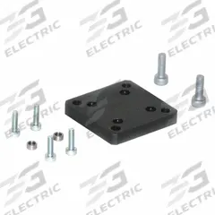 AFAG Connection Plate: Mfr Part # 50077120, M6 Mount Hole Size, Ø9x4 Center Bushing Sizes. Key specifications — attr948518: 50077120; attr1227220: M6; attr1227223: Ø9x4; attr1227224: M6 x 16; attr948531: AFAG.