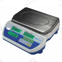 ADAM EQUIPMENT Industrial Bench Scale: 11 3/4 in x 8 1/4 in, 16 lb Wt Capacity - Imperial (MPN CCT8). Key specifications — attr1341383: RS-232; attr1341384: 0.2 g/0.0005 lb; attr1341400: ADAM EQUIPMENT; attr1383935: Stainless Steel.