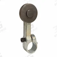 TELEMECANIQUE SENSORS Limit Switch Lever Arm: Roller Lever, Fixed, 2.5 in Arm/Operator Lg - Max (MPN 9007B9). Key specifications — Brand: TELEMECANIQUE SENSORS; Compatible with Series: 9007T; Roller Position: Outside Offset; Actuator Style: Rotary Lever Roller.