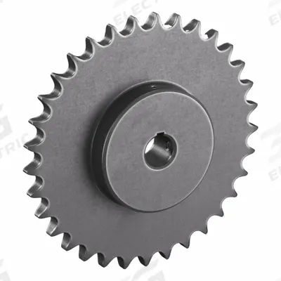 TRITAN Roller Chain Sprocket: 60, For 3/4 in Chain Pitch, 1 in Bore Dia, 33 Teeth - Size 60 Fixed-Bore Roller Chain Sprockets