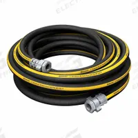 CONTINENTAL Heavy Duty Air Hose Assembly: 2 in Hose Inside Dia., Black, 2 1/2 in Hose Outside Dia. (MPN UBH20060-50FF). Key specifications — Hose Color: Black.