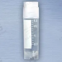 APPROVED VENDOR Cryogenic Vial: Cryogenic, Polypropylene, 2 mL, 12.5 mm Body Dia, Sterile, Colorless (MPN 3012). Key specifications — Self-Standing: Self-Standing; Brand: APPROVED VENDOR; Vial Type: Cryogenic; Body Color: Colorless; Includes Closure: Yes; Bottom Shape: Round; Thread Location: External.