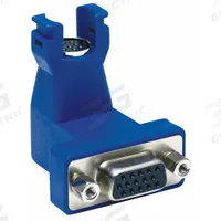 HUBBELL PREMISE WIRING Trunk Cable Adapter: (1) VGA Female x (1) 8-Pin DIN Female Adapter, 10 PK (MPN 15N6P10). Key specifications — Product Type: Audio/Video Adapter; Manufacturer Part Number: 15N6P10; Brand: HUBBELL PREMISE WIRING; End 1 Connection Type: VGA Female; End 2 Connection Type: 8-Pin DIN Female.