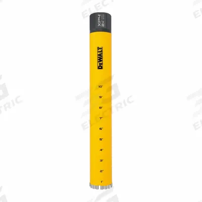 DEWALT Core Bit: 2 1/4 in Core Dia, 14 in Max Drilling Dp - Diamond-Tipped Core Bits for Wet Coring