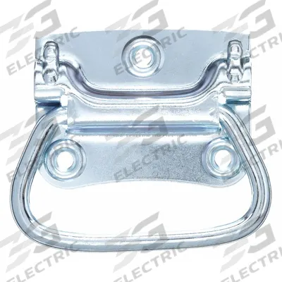 APPROVED VENDOR Folding Pull Handle: Unthreaded Holes, Steel, Silver, #6 Screw Size - Folding Pull Handles