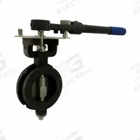 MILWAUKEE VALVE Butterfly Valve: For Water Media, 4 in Pipe Size, Wafer, 285 psi Max. Pressure (CWP) (MPN HP1WCS4212 4"). Key specifications — Brand: MILWAUKEE VALVE; Liner Material: RPFTE; Handle Type: Lever.