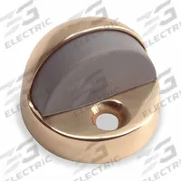 Dome Door Stop: Floor - Mounted, 1 13/16 in Wd, 1 1/2 in Overall Ht, Brass (MPN 441CU.3). Key specifications — Product Type: Dome Door Stop; Brand: ROCKWOOD.