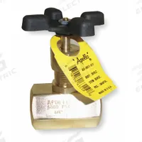 APOLLO Globe Valve: For Air/Fluids/Gas Media, Brass, Z-Body, 1/4 in Pipe Size, FNPT x FNPT, Female (MPN 6090101). Key specifications — Brand: APOLLO; Stem: Rising.