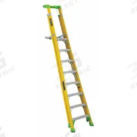 LOUISVILLE LADDER Platform Stepladder: Fiberglass, 375 lb Load Capacity, 52 lb Wt, 14.3 in x 19 in (MPN FCP1408HD). Key specifications — Brand: LOUISVILLE LADDER.