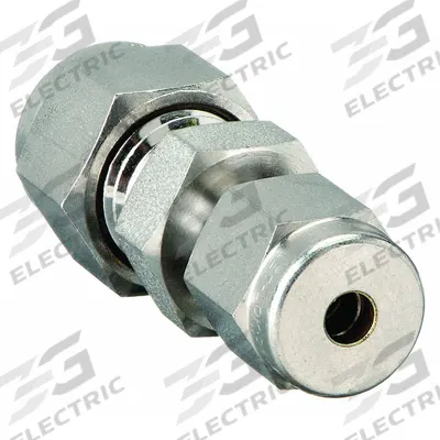 HAM-LET Compression Fitting Union: 1/4 in OD x 4 mm OD Fitting Size - Double-Ferrule Stainless Steel Fittings