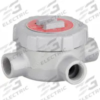 Conduit Outlet Body: Iron, GU, 1/2 in Trade Size, X Body, 19 cu in Body Capacity (MPN GUX50). Key specifications — Series: For Standard Body; Compatible Conduit Trade Size: 1/2 in; Thread Gender: Female; Hub Style: Threaded; Cover Included: Yes; Body Style: X; Connection Type: Threaded; Back Type: Round.