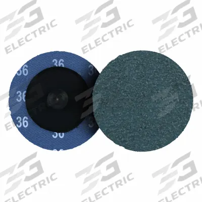 WEILER Coated Abrasive Blending Disc: TR, 2", Zirconia Alumina, 36 Grit - High-Performance Sanding Discs for Carbon Steel & Soft Metals