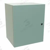 HAMMOND Electrical Enclosure: Steel, 24 in x 20 in x 16 in, NEMA 12/3R/4, Solid Cover, Hinged (MPN EN4SD242016GY). Key specifications — Closure Method: 1/4-Turn Latch; Brand: HAMMOND; Knockouts: Not Included.