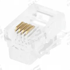 MONOPRICE Modular Plug: Modular Plug RJ11, Stranded, 50pk Pack Size, 50 (MPN 7268). Key specifications — Brand: MONOPRICE; Color: Clear; Compatible Cable Shape: Flat; Compatible Number of Fibers: Duplex; Compatible Wire Solid/Stranded: Stranded; _Pack Size: 50pk.