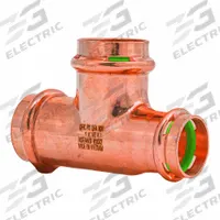 QUICKFITTING SUREPRESS Crimp Tee Fitting: 1 in CTS x 1/2 in CTS x 1 in CTS size, Copper, EPDM O-Ring (MPN SPWT313R). Key specifications — Brand: QUICKFITTING SUREPRESS; Broad - Material for Bullet: Copper Or Bronze; Brand - Broad: QUICKFITTING SUREPRESS.