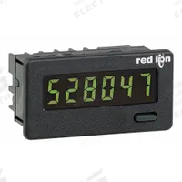 RED LION Counter: Hour Meters, DIN Track Mounting, 2 in x 2 in, LCD, 2 in Overall Wd, Green/Yellow (MPN C48CS104). Key specifications — Mounting Style: DIN Track; Brand: RED LION; Manufacturer Part Number: C48CS104.