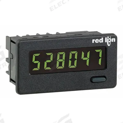 RED LION Counter: Hour Meters, DIN Track Mounting, 2 in x 2 in, LCD, 2 in Overall Wd - Digital Counters