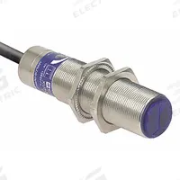 TELEMECANIQUE SENSORS Photoelectric Sensor: M18 Threaded, Non-Terminated Cable (MPN XU8M18MA230). Key specifications — Brand: TELEMECANIQUE SENSORS; Electrical Connection: Bare Wire; Manufacturer Part Number: XU8M18MA230; Body Material: Brass; DC Supply Voltage Rating: 24-240V DC; NEMA Enclosure Rating: No Enclosure; Series: XU; AC Supply Voltage Rating: 24-240V AC.