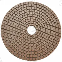 HUSQVARNA Resin Bond Polishing Pad: 50 Grit, Green, 8 Segments, Concrete, Clockwise/Counterclockwise (MPN P1282). Key specifications — attr81237: Green; attr81244: Resin; attr122184: Polishing Pads; attr122180: Concrete; attr81239: PG 830; attr81227: HUSQVARNA.