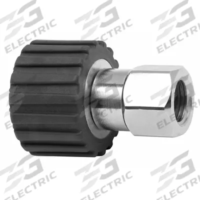 MOSMATIC Rotary Union: Straight, Nickel-Plated C38500 Brass, 1 Passages - Brass Rotating Joints & Unions