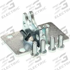 SMC Foot Bracket: Foot, Fits 40 mm Bore Dia, 55 mm Overall Lg, Steel, M6 Thread Size, L5040. Key specifications — attr947461: L5040; attr947470: Steel; attr991689: Foot Bracket; attr947484: SMC.