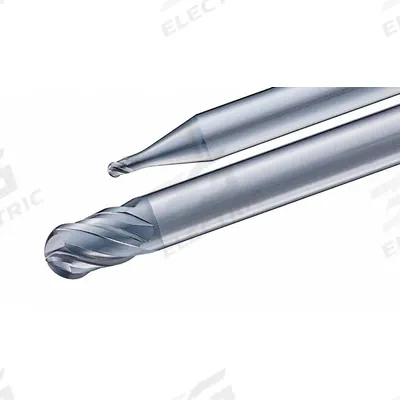 OSG A BRAND Ball End Mill: Carbide, Durorey Coated, 4 Flute, 1/8" Mill Dia - Carbide Ball End Mills for Hardened Materials