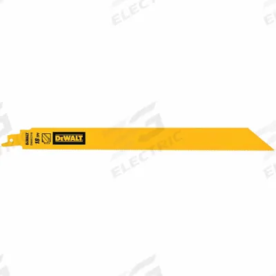 DEWALT Reciprocating Saw Blade: 18 Teeth per Inch, 12 in Blade Lg, 1 in Blade Thick - Thin-Metal-Cutting Blades