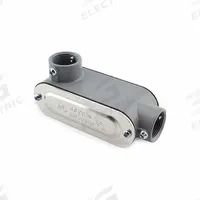Metallic Conduit Outlet Bodies: Die Cast Zinc, 3/4 in Trade Size, LR/LL Body, Threaded Hub (MPN LLR-42). Key specifications — Finish: Zinc Electroplate; For Use With: Electrical Junction Box/Enclosure; Brand: BRIDGEPORT FITTINGS; Hub Style: Threaded; Mfr. Series: Conduit Bodies.