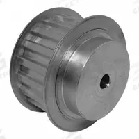 DAYTON Timing Pulley: Trapezoidal, Plain, For T10 Timing Belt Section, For 25 mm Belt Wd, 19 Teeth (MPN 40T10/19-2). Key specifications — Brand: DAYTON; Tooth Profile: Trapezoidal; Finish: Plain.