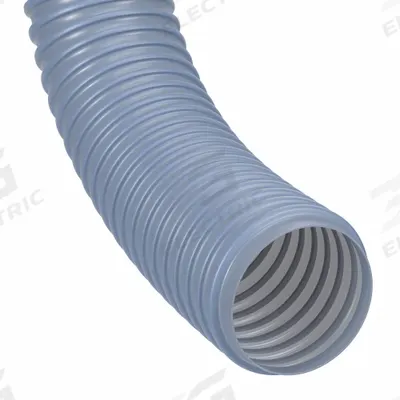 CONTINENTAL Material Hose: 4 in Hose Inside Dia., 100 ft Hose Lg, 27 psi, PVC - FDA-Certified Polyurethane Bulk Material-Handling Hoses with PVC Cover