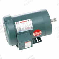 LEESON General Purpose Motor: C-Face/Rigid Base Mount, Totally Enclosed Fan Cooled, 1 1/2 hp, T-Stat (MPN 121672.00). Key specifications — Brand: LEESON; Nameplate Voltage @ 60 Hz: 230/460V AC; Full Load Current @ 60 Hz: 2.0 A; Nameplate RPM @ 60 Hz: 3,490 RPM; Motor Enclosure: TEFC.