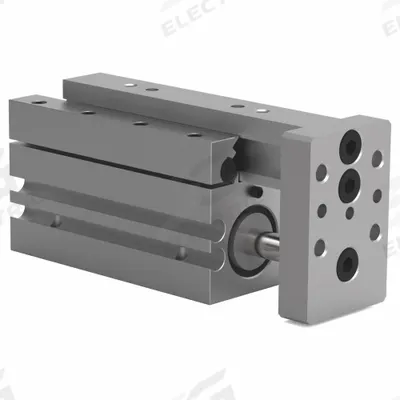 DE-STA-CO Mini Power Slide: 25 mm Stroke Lg, 11.1 mm Bore Dia, Mfr Part # MPS-1M-2 - Pneumatic Linear Ball Rail Slides