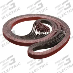 3M CUBITRON II Sanding Belt: 1 1/2 in W x 90 in L, Ceramic, 36 Grit, YF Wt Polyester Backing, 984F (MPN 7010292545). Key specifications — Series: 984F; Brand: 3M CUBITRON II.