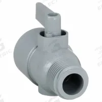 APPROVED VENDOR Manual Two-Way Ball Valve: 1/2 in, PVC, Straight, MNPT x FNPT, Full Port Ball Port (MPN 3871090). Key specifications — Brand: APPROVED VENDOR; Handle: Lever.