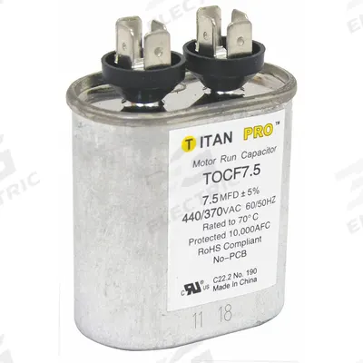 TPI Motor Run Capacitor: 61903012. Key specifications — Manufacturer Part Number: 61903012. - Accessories for HVACR Motors