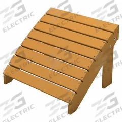 ULTRASITE Adirondack Ottoman: Cedar, 15 3/8 in Overall Ht, 18 1/2 in Overall Dp, 21 in Overall Wd (MPN PB ADTRAOTCED). Key specifications — Color: Cedar; Material: Resinwood.