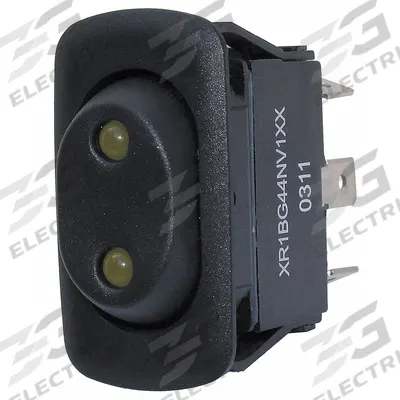 EATON Lighted Rocker Switch: 2 Positions, SPDT, On/On - General Purpose Rocker Switches