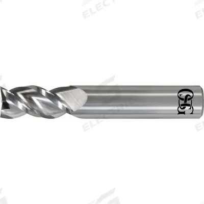 OSG Square End Mill: Carbide, 3 Flute, 1/2" Mill Dia, 1-1/4" LOC, 3" OAL (MPN VGM3-0028) - Fast-Cutting Carbide Square End Mills for Aluminum
