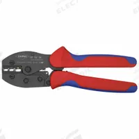 KNIPEX Crimper: For Butt Connectors/Insulated Terminals/Plug Connectors, 8 5/8 in Overall Lg, Manual (MPN 97 52 36). Key specifications — attr510581: KNIPEX; attr510807: No; attr510795: Controlled-Cycle - Crimping Pliers; attr545845: Insulated.