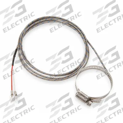 TEMPCO Pipe Clamp Thermocouple: 32°F to 1,400°F /0°C to 760°C, Type J - Thermocouples for Surface Applications