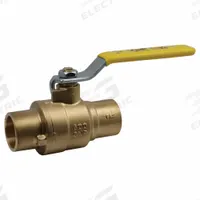 APOLLO Manual Two-Way Ball Valve: 1/2 in, Brass, Straight, Sweat x Sweat, Full Port Ball Port, Lever (MPN 77F20301). Key specifications — Brand: APOLLO; Handle: Lever.