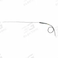DAYTON Temperature Probe: -325°F to 2,150°F /-200°C to 1,175°C, ±0.4%/±1.1°C Accuracy, Type K (MPN 826Y34). Key specifications — Brand: DAYTON; Cable Material: FEP Insulation; Cable Length: 12 in; Accuracy: ±0.4 %; Maximum Wire Gauge: 20 AWG.
