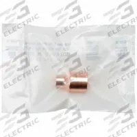 STREAMLINE Sweat Fitting Coupling: 1 in CTS x 3/4 in CTS, Cup x Cup, Dimple Center Stop, Wrot Copper (MPN W 01049CB)