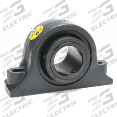 MOLINE BEARING Pillow Block Bearing: 3 1/2 in Bore, Fixed, Cast Iron, 3 3/8 in Shaft Ht, 2 Holes (MPN 19221308). Key specifications — Maximum Speed: 1,300 RPM; Mounting Bolt Size: 7/8 in; Brand: MOLINE BEARING.