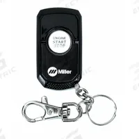 MILLER ELECTRIC Remote Start/Stop Fob: Pushbutton (MPN 286385). Key specifications — Brand: MILLER ELECTRIC; Manufacturer Part Number: 286385; Switch Type: Pushbutton; For Welder Series: Bobcat 225.